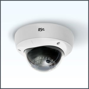 Антивандальная камера видеонаблюдения с ИК-подсветкой RVi-125 (2.8-12 мм)  